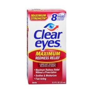  Clear Eyes Maximum Redness Relief Eye Drops   0.5oz 