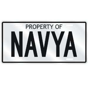  NEW  PROPERTY OF NAVYA  LICENSE PLATE SIGN NAME: Home 