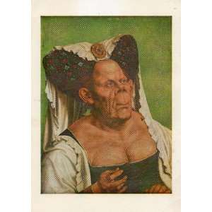  Post Card: A GROTESQUE OLD WOMAN (5769), Card No. 1303 