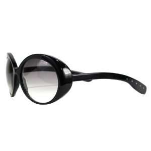  Bottega Veneta BV 58S 807 Oval Black Sunglasses: Sports 