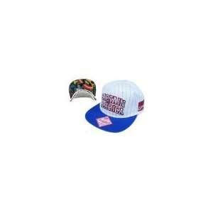   America White and Blue Snapback Adjustable Hat Cap 