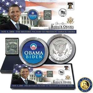   Barack Obama Presidential Commemorative Coin with Cover: Toys & Games