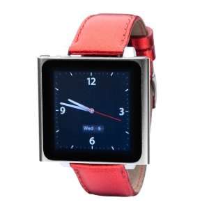  Wrist Jockey 5th Avenue   Red Metallic Leather (iPod nano 