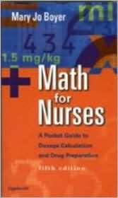 Math for Nurses A Pocket Guide in Dosage Calculation and Drug 