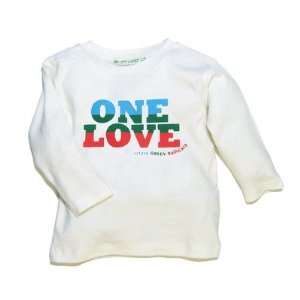    One Love Long Sleeve T shirt in White Size 4   5 years Baby