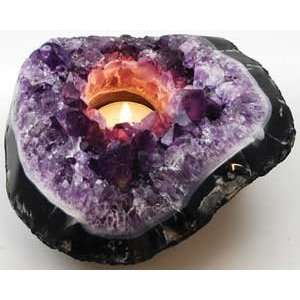  Polished Amethyst Tealight Holder 