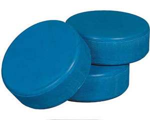 New Inglasco Practice Puck 4 oz   Blue   (12 Pack)  
