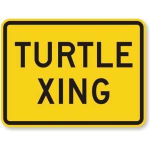  Turtle Xing Diamond Grade Sign, 24 x 18 Office Products