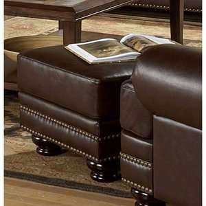  Homelegance Bentleys Bonded Leather Ottoman