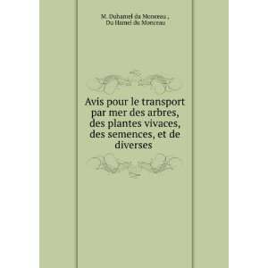 Avis pour le transport par mer des arbres, des plantes vivaces, des 