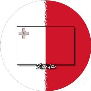  Pack of 12 6cm Square Stickers Malta Full Flag: Home 