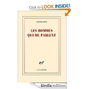 Les hommes qui me parlent (Blanche) (French Edition) Ananda Devi 