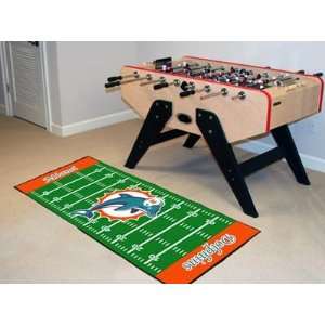 Miami Dolphins Runner 29.5 X 72