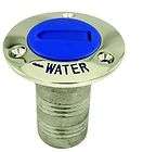   MARINE STAINLESS STEEL BOAT WATER DECK FILL COLOR CODE BLUE CAP 7 1642
