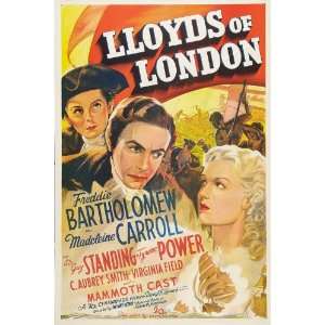  Lloyds of London Movie Poster (27 x 40 Inches   69cm x 