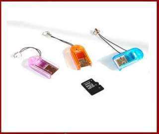 USB 2.0 MicroSD TF T Flash Memory Card Reader up to 16g  
