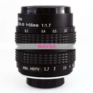   Lens C mount for M43 GF2 GF3 GH1 EPl3 EPM1 NEX 5 7 Pentex Q  