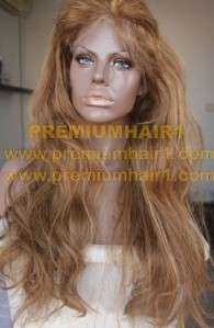 Stock Full Lace Indian Human Remy Remi Human Hair Wig #6/27HL CC57A 