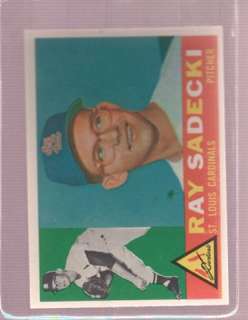 1960 Topps #327 Ray Sadecki EXMT+  