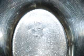 Poole Silver Co. Gravy Boat and Tray EPNS 1014  