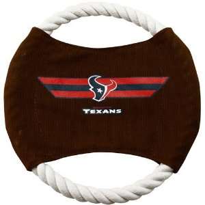  NFL Houston Texans 9 Flying Rope Disk Dog Toy: Pet 
