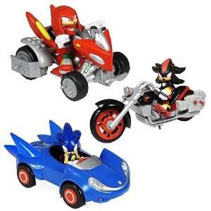   Hedgehog Sega All Stars Racing Set of 3 Action Figures Toys & Games