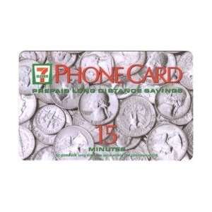  Collectible Phone Card 15m 7 Eleven USA Coins (MCI 