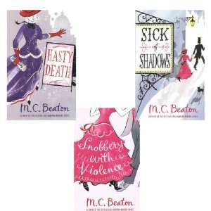  M C Beaton Edwardian Murder Mystery series books 3 books 