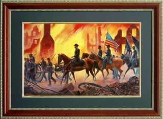 War Is Hell Mort Kunstler Framed Framed Civil War Art  