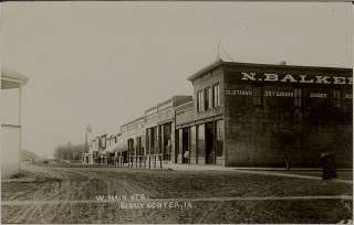   reads W. Main Street   Sioux Center, Iowa. Card is postally unused