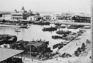 1900s photo Suez Canal Co. offices Egypt  