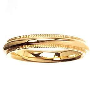  ARTCARVED COVENANT Mens 14k Two Tone Gold Wedding Band 