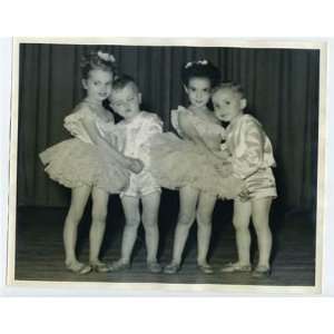  1950s Dance Recital Photo Boys & Girls Youngest Dancers 