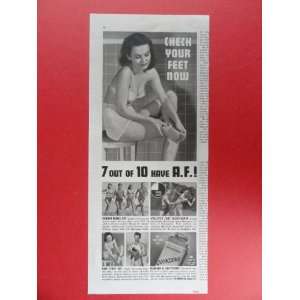  1946 mennen quinsana, print advertisement (woman/sitting 