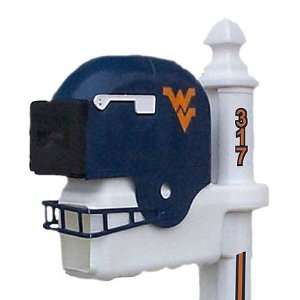 West Virginia Mountaineers Helmet Style Mailbox  Sports 