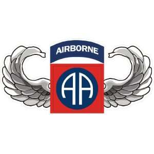  US Army 82nd Airborne Jump Wings Decal Sticker 5.5 