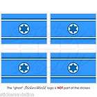 ISRAEL Israeli AirForce Flag IDF Heyl HaAvir 50mm(2) Bumper Helmet 