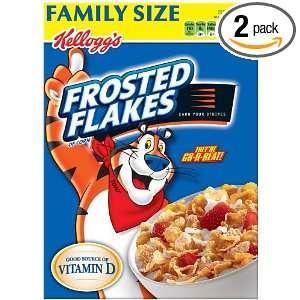 Frosted Flakes Cereal, Family Size, 27.5 Ounce Boxes (Pack of 2 