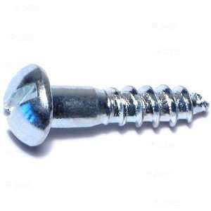  12 x 1 Slotted Round Wood Screw (100 pieces): Home 