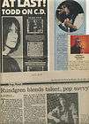 Todd Rundgren collectibl​es 5 items 1985 1994 archive Ut