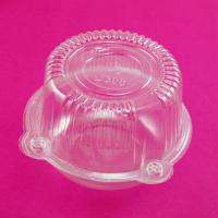 50xPlastic Single Individual Cupcake Muffin Dome Holders Cases Boxes 