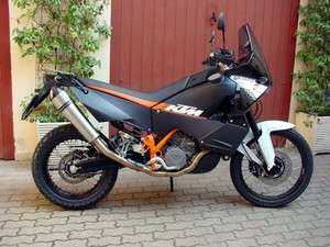 KTM 950/990 Adventure 2 1 full system from GPR in stainless with GPE 