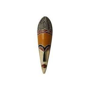  NOVICA Ghanaian wood mask, Queen Amongst Queens