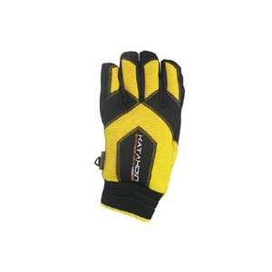  Katahdin Gear Wrenching Glove Yellow   Large Automotive