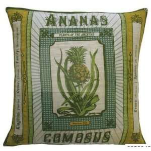  Koko Company 91800 Botanica  Pillow  20X20  Linen  Ananas 