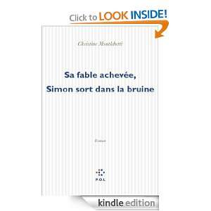 Sa fable achevée, Simon sort dans la bruine (Fiction) (French Edition 