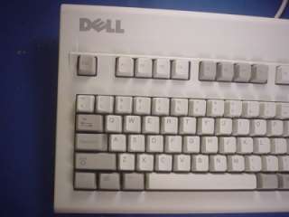   WHITE CLICKY KEYBOARD CLEAN PS/2 ALPS KEYS IBM HP Model AT101W  