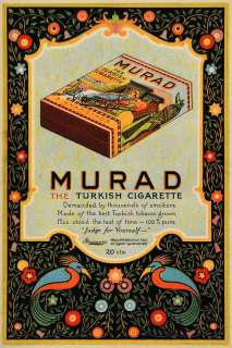   Turkish Cigarette Bird Tobacco Smoking   ORIGINAL ADVERTISING  
