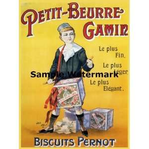 BOY Percussion Instruments Petit Beurre Gamin Biscuits Cookies Pernot 