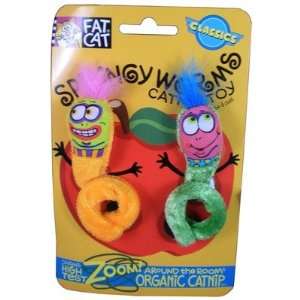  Springy Worms Catnip Cat Toys [Set of 3]: Pet Supplies